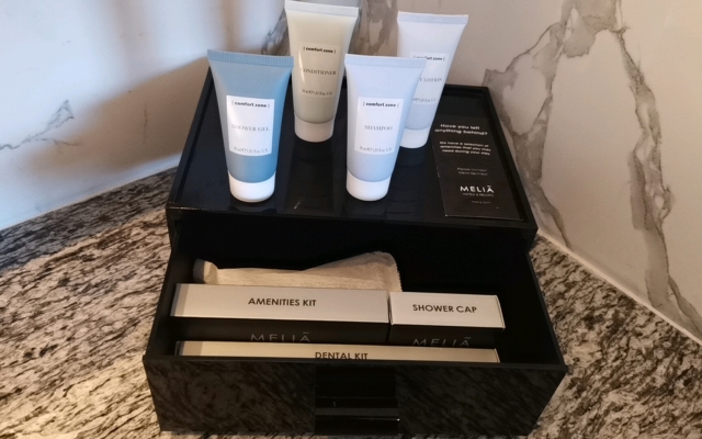 ホテルのアメニティ