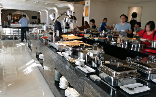 グランマハカム朝食会場