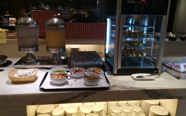 朝食ビュッフェのメニュー