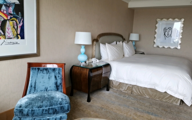 ホテルムリアスナヤンのベッド