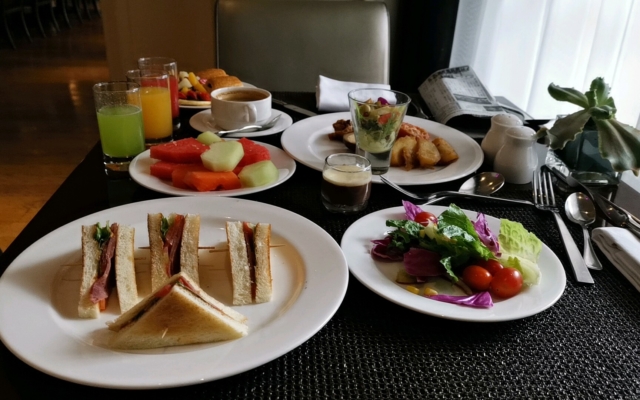 グランマハカムの朝食メニュー